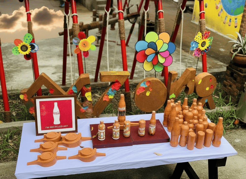 Shops within the park showcase a wide variety of handmade pottery, from mugs and vases to unique decorative figurines